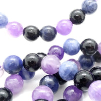 Gemstone Bead Bracelet - Combats Negativity - 8mm Beads, Elasticated
