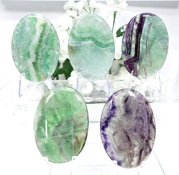 Rainbow Fluorite Palmstones