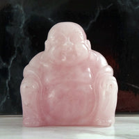 rose quartz crystal buddha